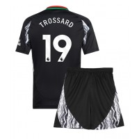 Camiseta Arsenal Leandro Trossard #19 Segunda Equipación Replica 2024-25 para niños mangas cortas (+ Pantalones cortos)